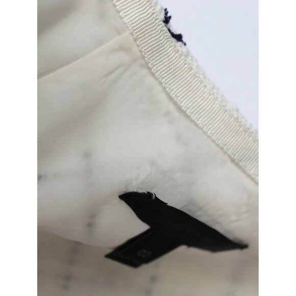 J CREW SLEEVELESS A LINE DRESS IN WINDOWPANE TWEED NAVY IVORY 00 NEW F0702 $138 - Picture 5 of 5